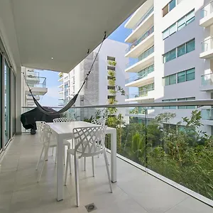 En La Playa Con Terraza Y 4 Piscinas Apartamento